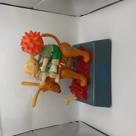 Vintage 1997 MGA Rugrats Mechanical Bank w/Tommy, Chuckie & Spike Motion & Sound - Picture 4 of 11